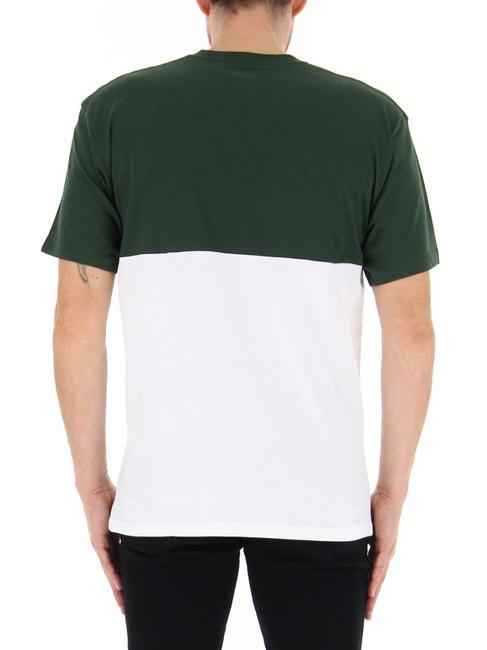 COLORBLOCK T-shirt manica corta in cotone white/mountain view - T-shirt Uomo