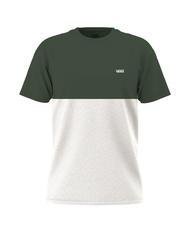 VANS COLORBLOCK T-shirt manica corta in cotone white/mountain view - T-shirt Uomo - 4