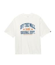 VANS OFF THE WALL T-shirt manica corta in cotone marshmallow - T-shirt Uomo - 4