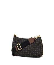 POLLINI HERITAGE Borsa a tracolla manico catena nero marrone - Borse Donna - 3