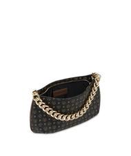 POLLINI HERITAGE Borsa a tracolla manico catena nero marrone - Borse Donna - 4