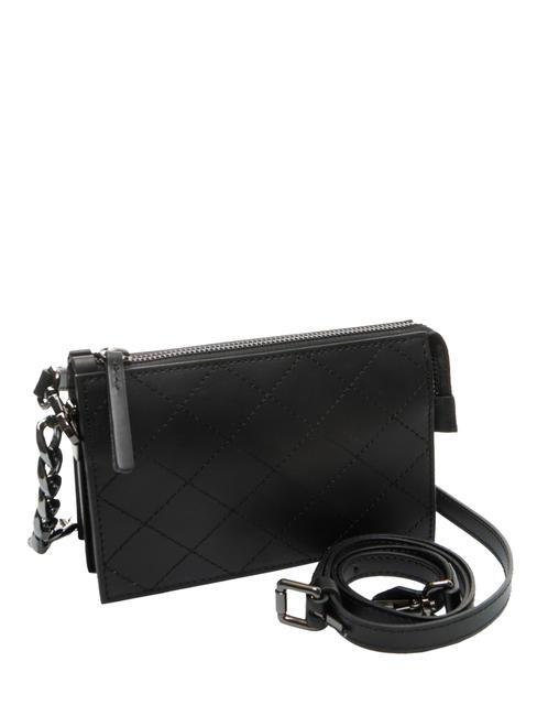 CROSTATA  Mini Bag a tracolla, in pelle Nero - Borse Donna