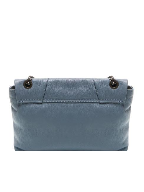MIMOSA  Borsa a tracolla, in pelle blu cielo - Borse Donna