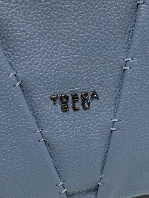 MIMOSA  Borsa a tracolla, in pelle blu cielo - Borse Donna