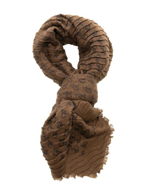 LOGO ALL OVER Foulard marrone - Sciarpe