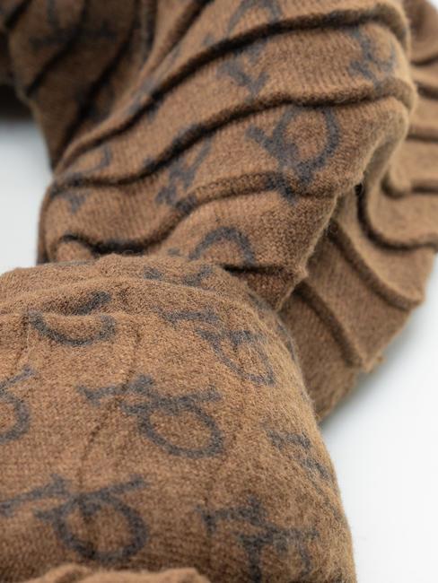 LOGO ALL OVER Foulard marrone - Sciarpe