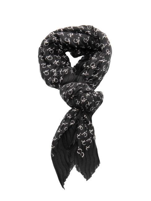 LOGO ALL OVER Foulard nero - Sciarpe