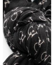 ROCCOBAROCCO LOGO ALL OVER Foulard nero - Sciarpe - 3
