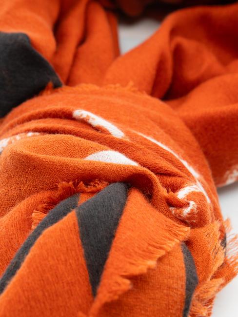 BICOLOR  Foulard rosso/nero - Sciarpe