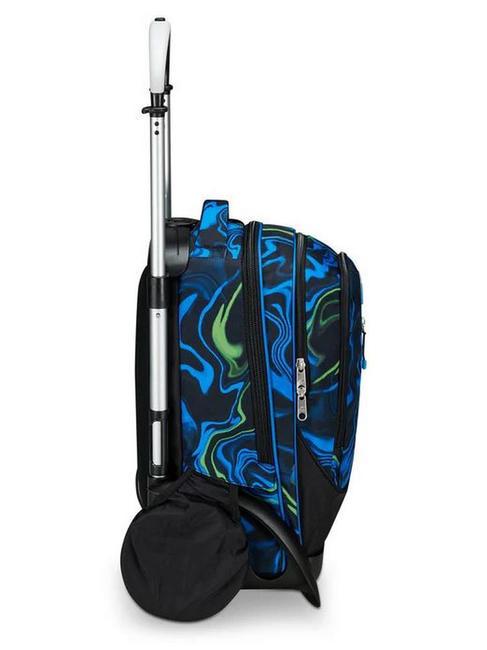 TYRE MULTI-SHADE Zaino Trolley 3 in 1, sganciabile Nero - Zaini con carrello