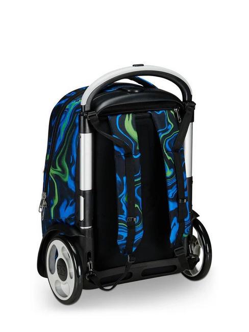 TYRE MULTI-SHADE Zaino Trolley 3 in 1, sganciabile Nero - Zaini con carrello