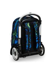 SEVEN TYRE MULTI-SHADE Zaino Trolley 3 in 1, sganciabile Nero - Zaini con carrello - 4