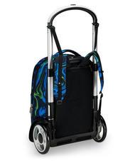 SEVEN TYRE MULTI-SHADE Zaino Trolley 3 in 1, sganciabile Nero - Zaini con carrello - 5