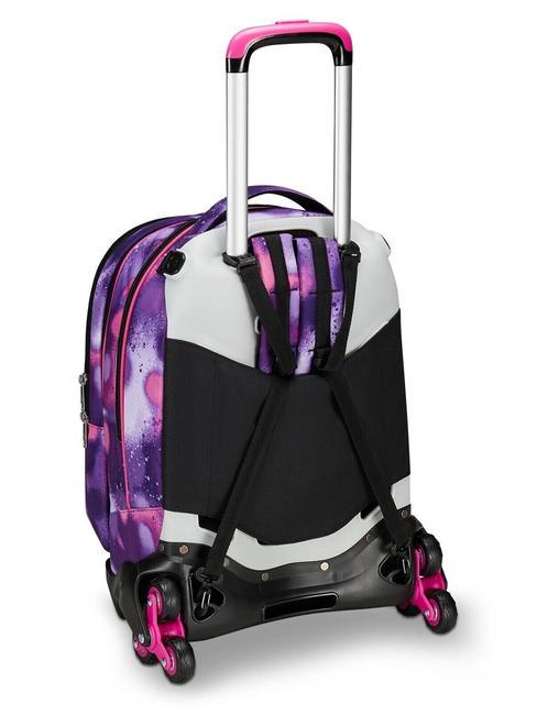 DETACH BUBBLE STREET Trolley doppio zaino sganciabile ROSE VIOLET          - Zaini con carrello