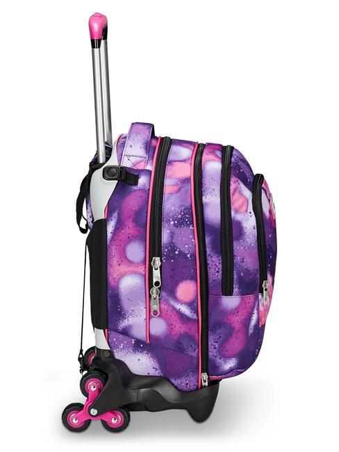 DETACH BUBBLE STREET Trolley doppio zaino sganciabile ROSE VIOLET          - Zaini con carrello