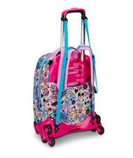 SJGANG COLORJAM Zaino Trolley Sganciabile, 3 ruote IBIS ROSE - Zaini con carrello - 5