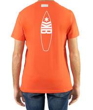 BIKKEMBERGS ICON SURF T-Shirt in cotone orangecom - T-shirt Uomo - 2