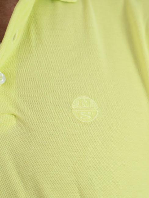 BASIC Polo manica corta in cotone light sulphur - Polo Uomo