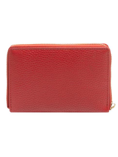RB WALLET Portafoglio zip around rosso - Portafogli Donna