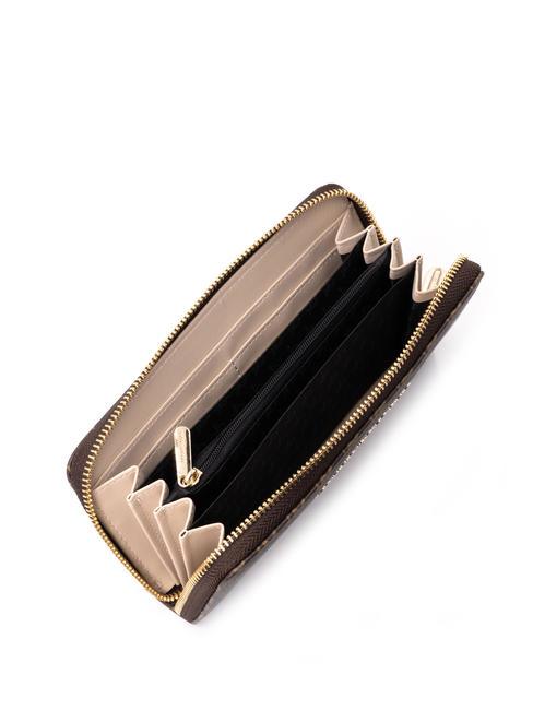 MONOGRAM Portafoglio zip around brown - Portafogli Donna