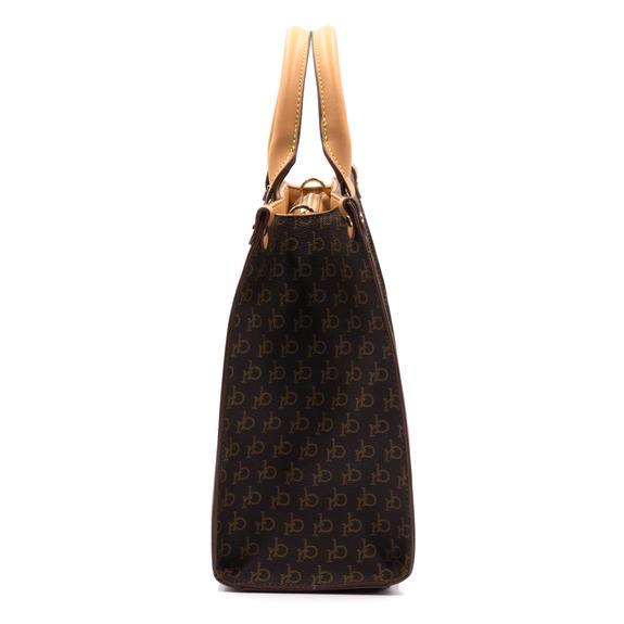 MONOGRAM Logo Borsa a mano, con tracolla brown - Borse Donna