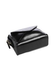 THE BRIDGE FRIDA Mini Bag a tracolla, in pelle Nero Oro - Borse Donna - 3