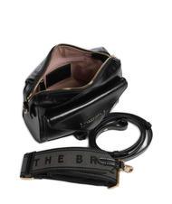 THE BRIDGE FRIDA Mini Bag a tracolla, in pelle Nero Oro - Borse Donna - 4