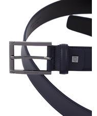 PIQUADRO MODUS RESTYLING Cintura in pelle blu - Cinture - 2