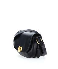 THE BRIDGE FEDERICA  Mini Bag a tracolla, in pelle Nero Oro - Trolley Rigidi - 2
