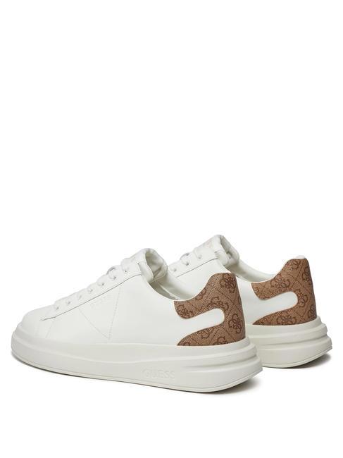 ELBA  Sneakers white brown ocra - Scarpe Uomo