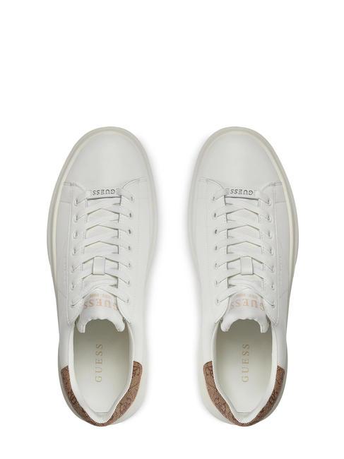 ELBA  Sneakers white brown ocra - Scarpe Uomo
