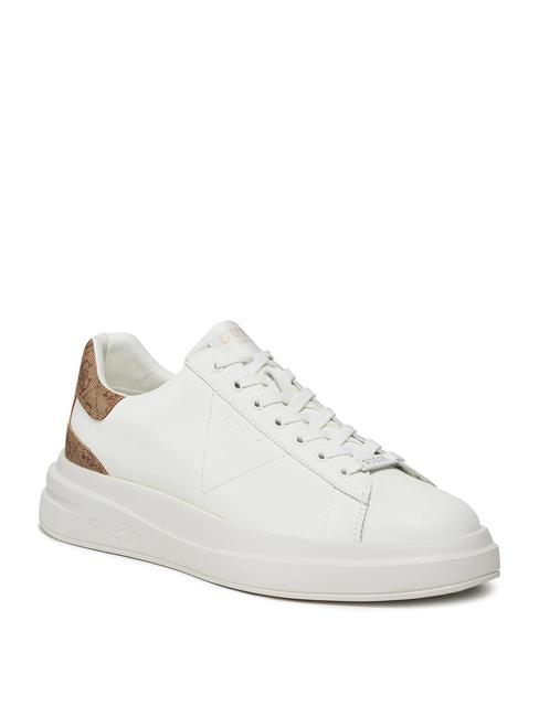 ELBA  Sneakers white brown ocra - Scarpe Uomo