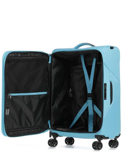 LITEBEAM Trolley grande espandibile ocean blue - Trolley Semirigidi