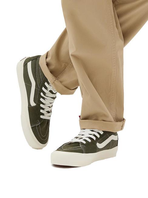 UA SK8-HI VR3 Sneakers alte in tela e pelle grape leaf - Scarpe Unisex