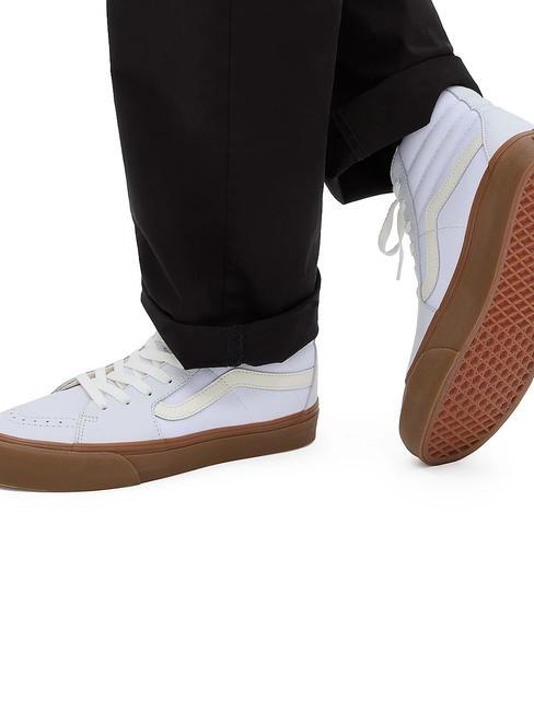 UA SK8-HI VR3 Sneakers alte in tela e pelle marshmallow - Scarpe Unisex