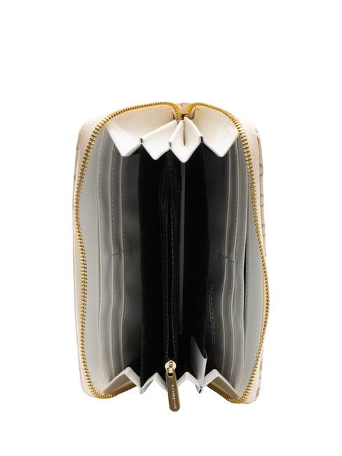 MONOGRAM Portafoglio zip around white - Portafogli Donna