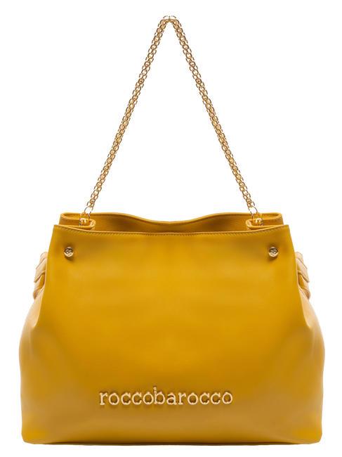 ADELE Borsa con doppio manico intercambiabile mustard - Borse Donna