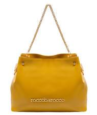 ROCCOBAROCCO ADELE Borsa con doppio manico intercambiabile mustard - Borse Donna - 2