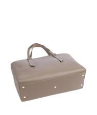 COCCINELLE MALORY  Shopper a spalla, in pelle warm taupe - Borse Donna - 3