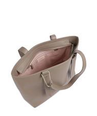COCCINELLE MALORY  Shopper a spalla, in pelle warm taupe - Borse Donna - 4
