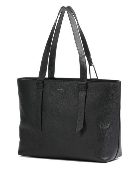 MALORY  Shopper a spalla, in pelle Nero - Borse Donna