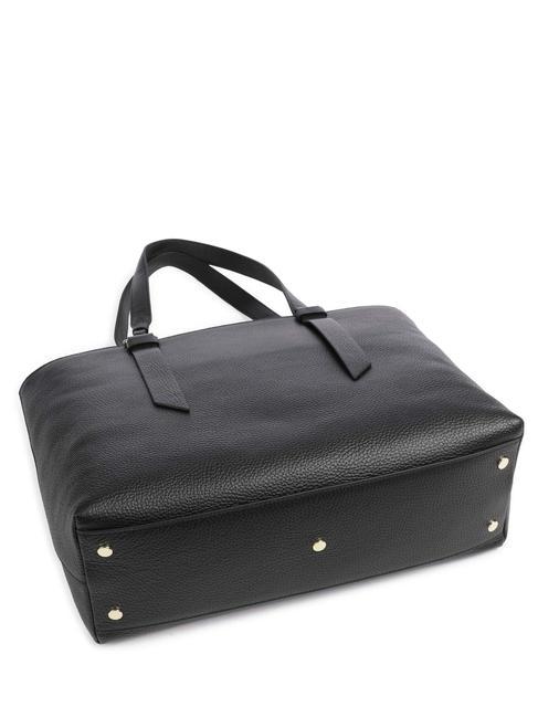 MALORY  Shopper a spalla, in pelle Nero - Borse Donna