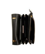 COCCINELLE ARLETTIS Hand bag in pelle martellata Nero - Borse Donna - 3