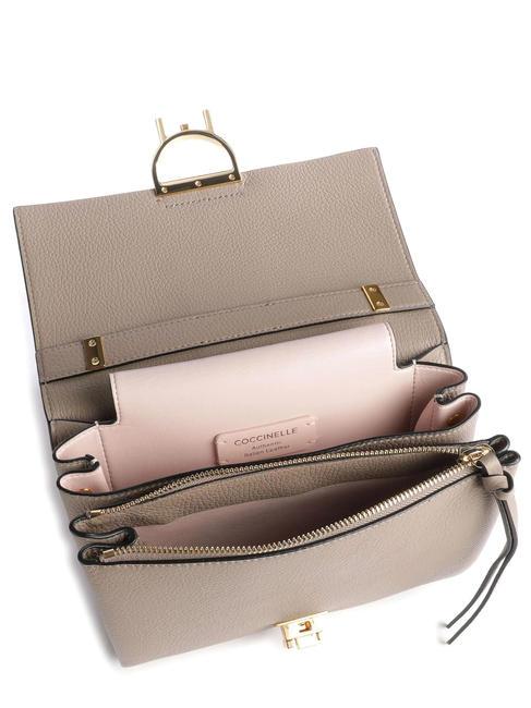 ARLETTIS Hand bag in pelle martellata warm taupe - Borse Donna