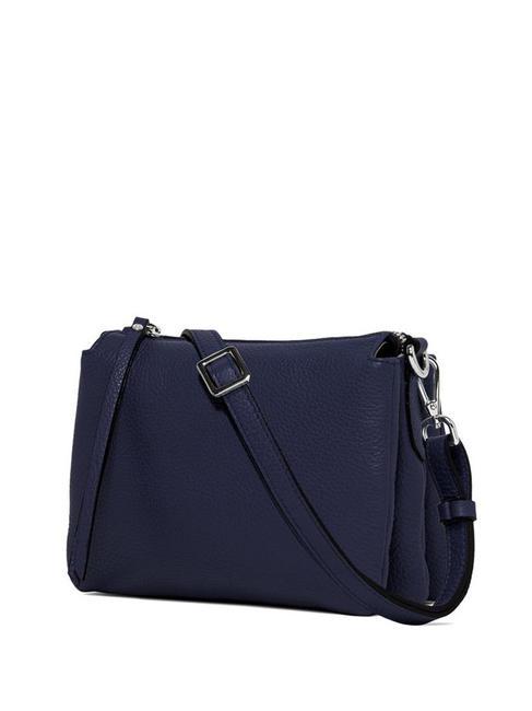 THREE  Mini Bag a tracolla, in pelle BLU NAVY - Borse Donna