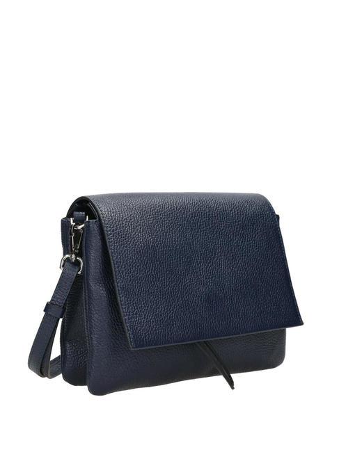 THREE Borsetta a tracolla, in pelle BLU NAVY - Borse Donna
