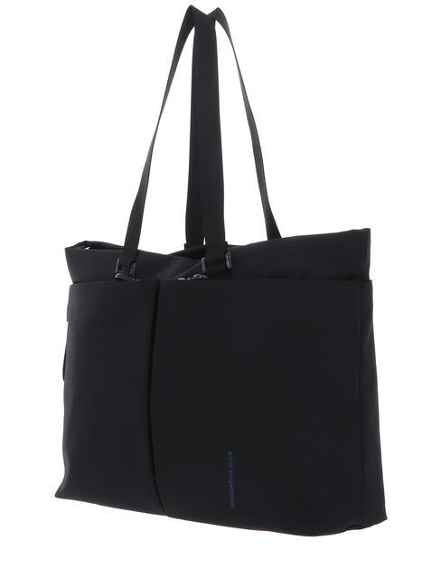 MD20  Shopper a spalla, con tracolla NERO - Borse Donna