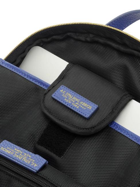 TIFFANY Zaino in pelle porta pc 14" blu - Borse Donna