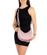 LESAC TULIPANO Borsa a spalla, con tracolla, in pelle millenial pink - Borse Donna - 4