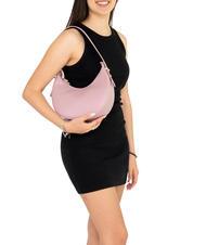 LESAC TULIPANO Borsa a spalla, con tracolla, in pelle millenial pink - Borse Donna - 5
